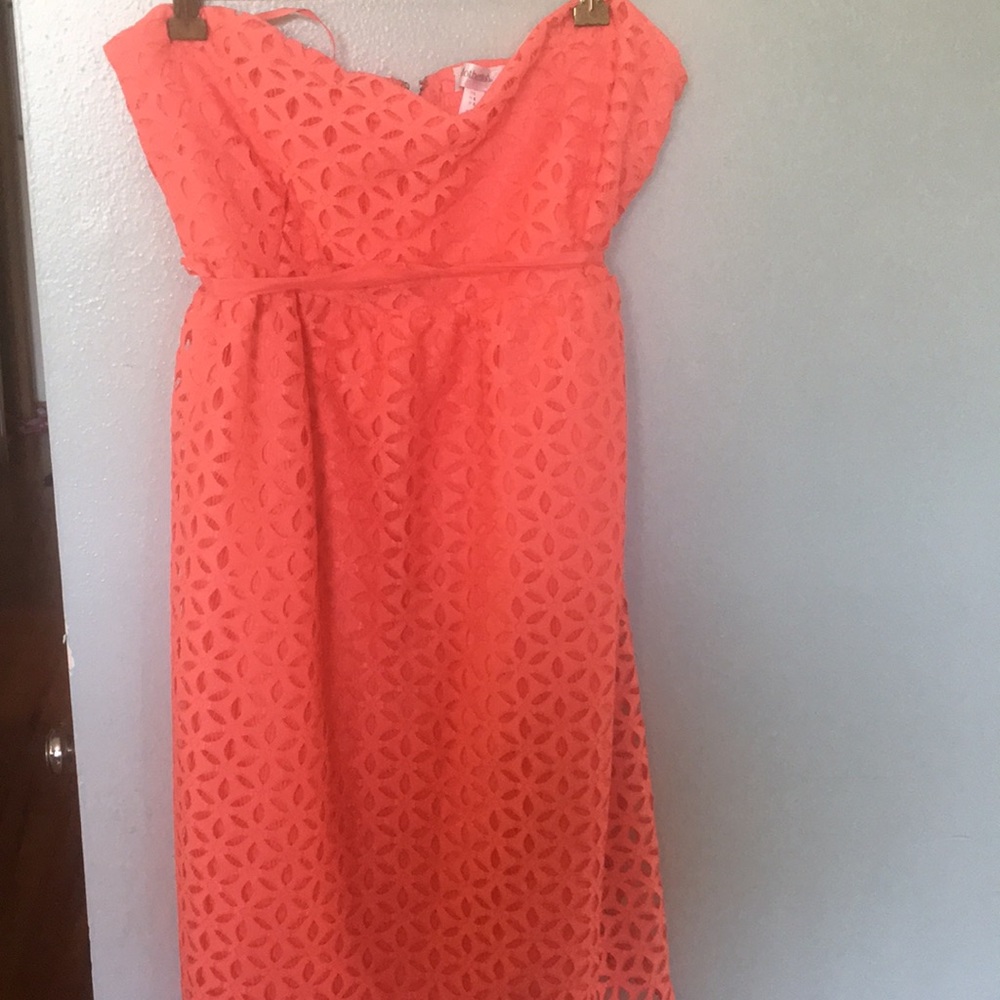 Nice pink short sweetheart Maternity Dress